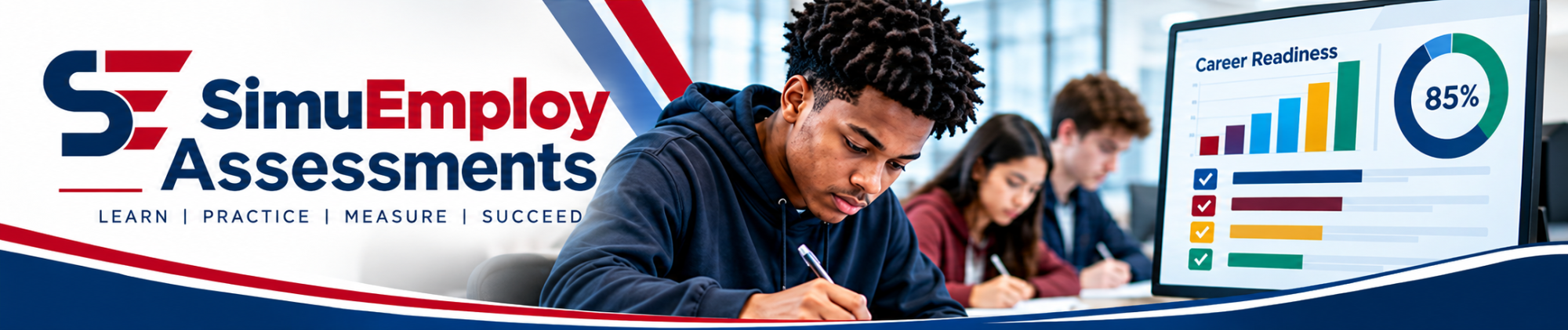 SimuEmploy Assessments Career Readiness Banner