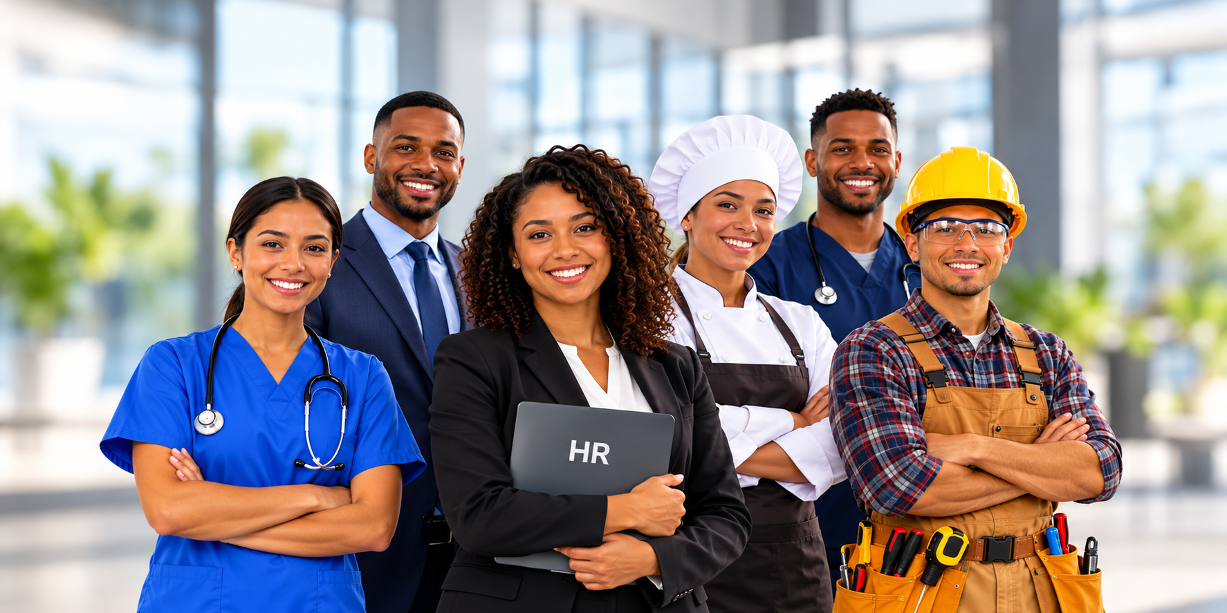 Professionals working together